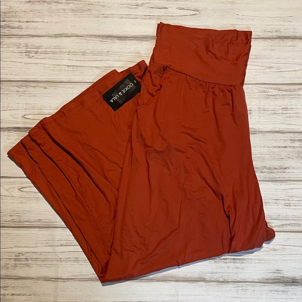 OOKIE & LALA
Yummy Wide Leg Lounge Pants In Open Orange